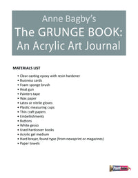 Anne Bagby: The Grunge Book: An Acrylic Art Journal - PaintTube.tv