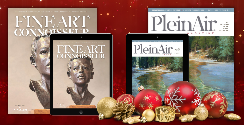 6-Month Digital Gift Bundle: PleinAir Magazine + Fine Art Connoisseur