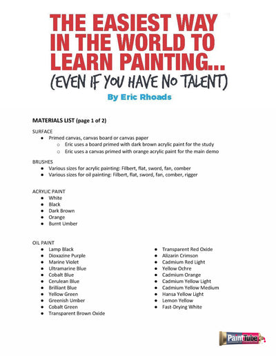 The Easiest Way in the World to Learn Painting (Even If You Have No Talent)