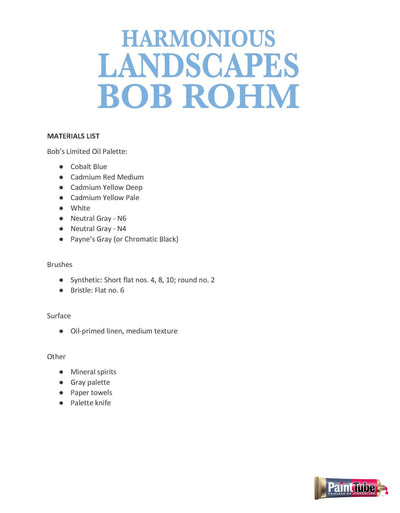 Bob Rohm Combo Set