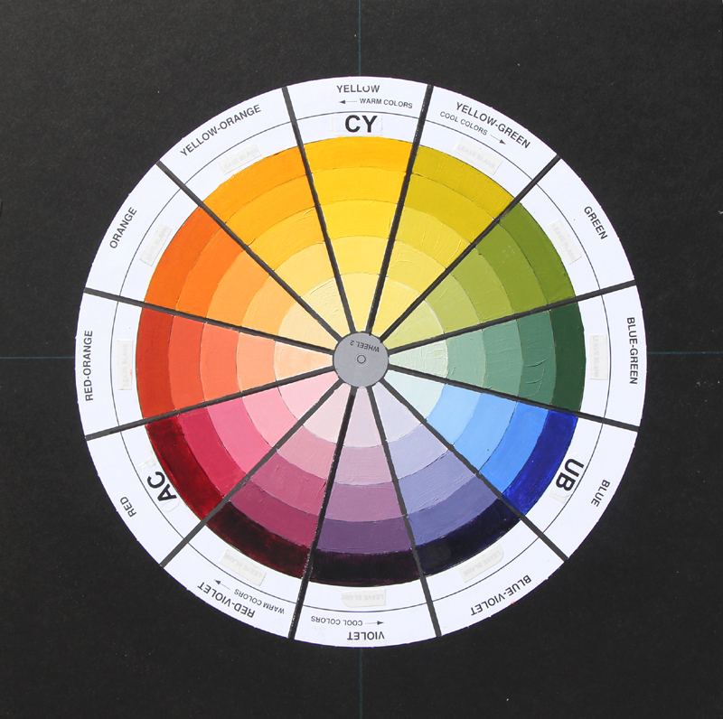 Circular Color Wheel / Color Palette - Book Brush