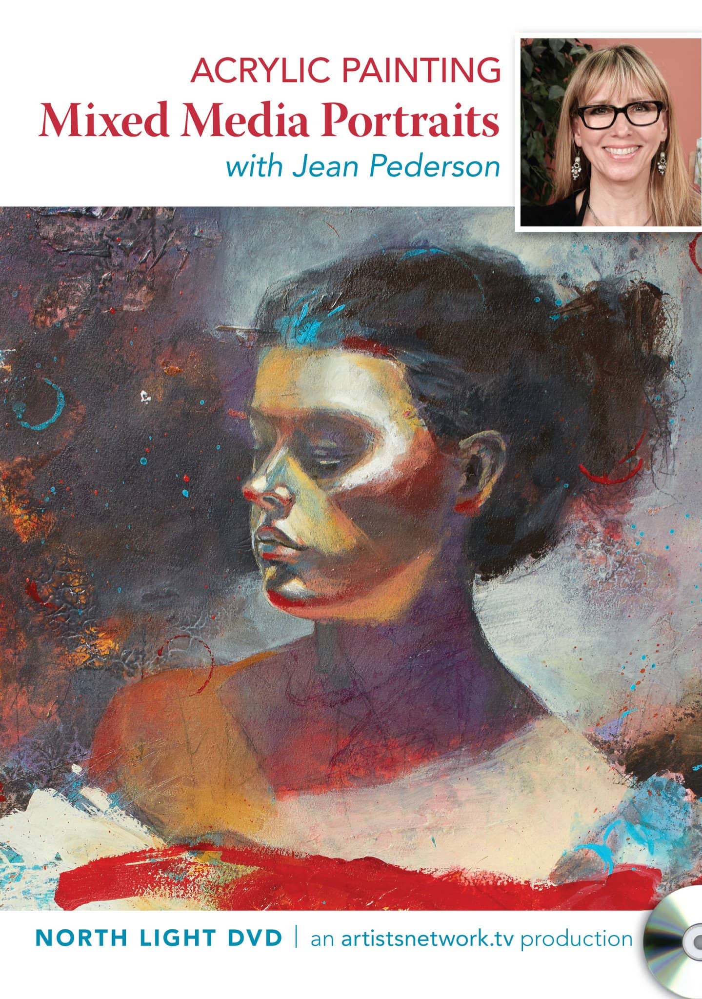 Jean Pederson: Acrylic Painting - Mixed Media Portraits
