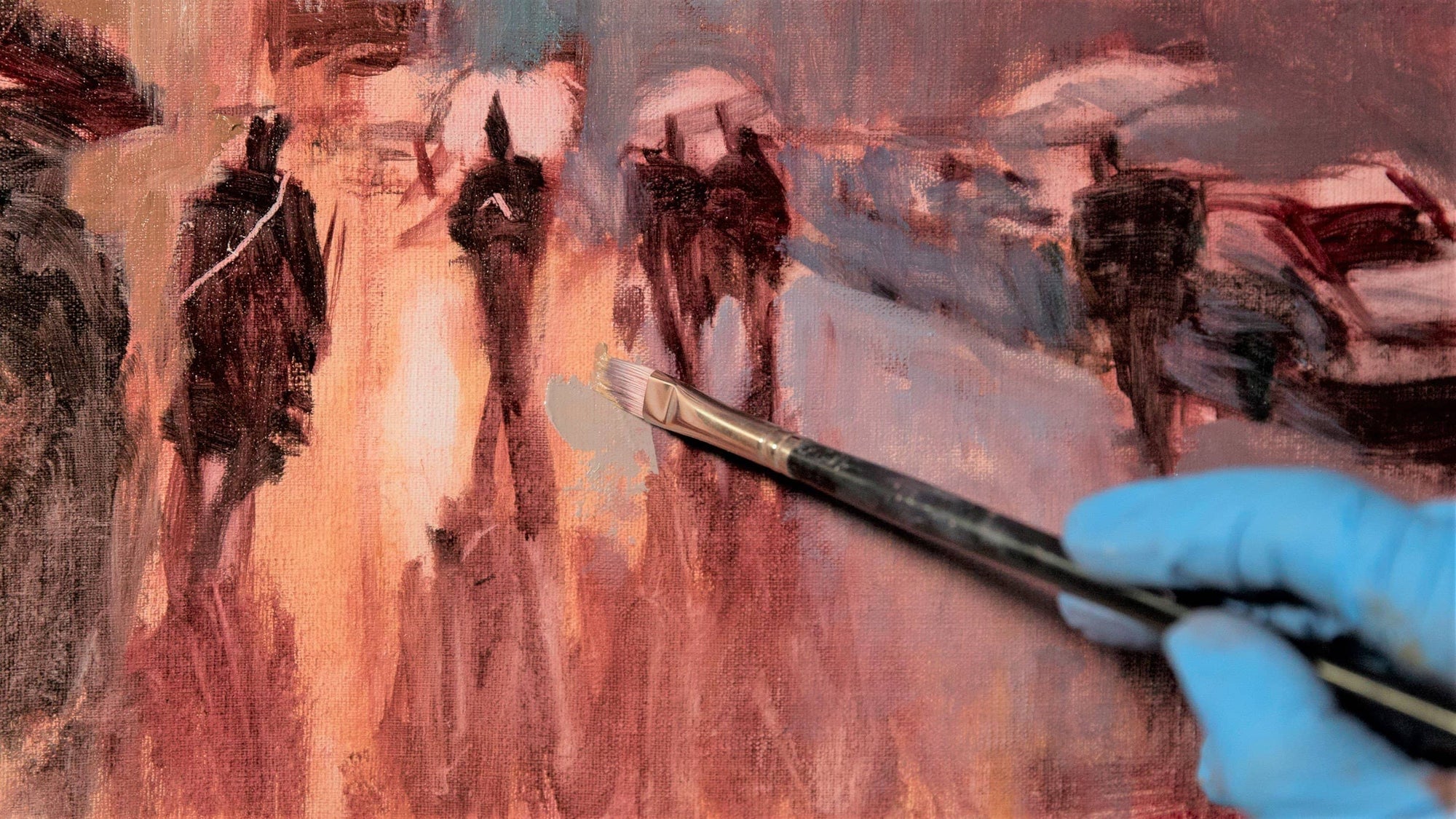 Michele Byrne Palette Knife Cityscapes PaintTube.tv