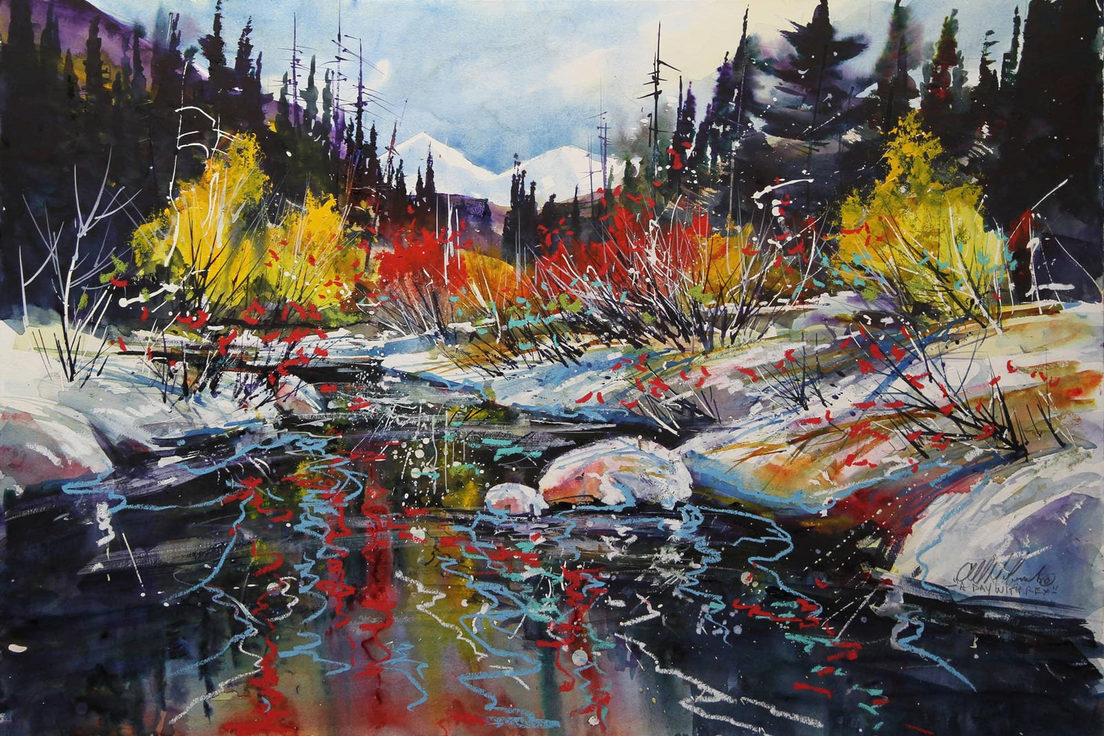 Curtis Golomb: Pushing The Boundaries Of Watercolor