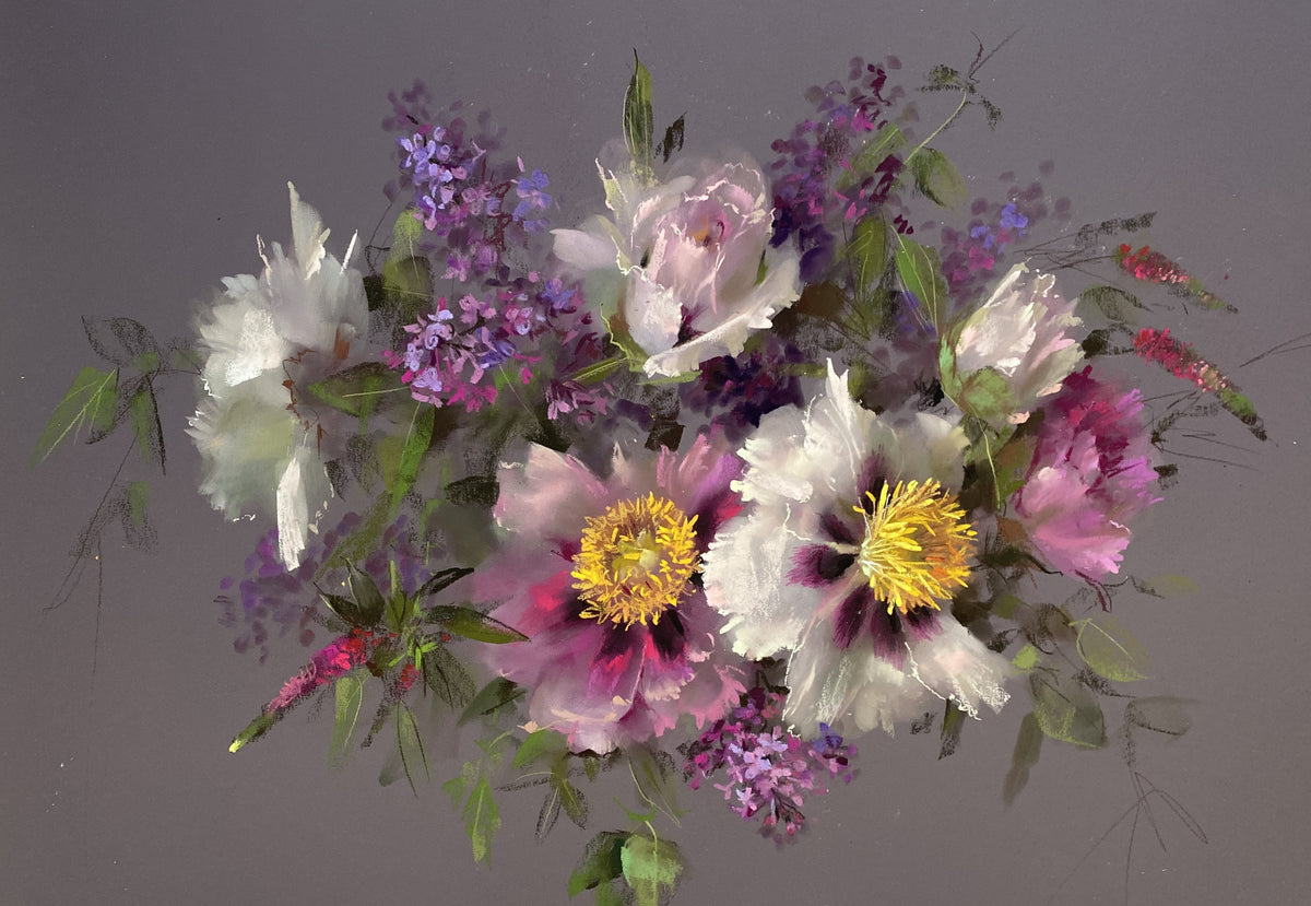 Vera Kavura: Painting the Flowers of Ukraine - PaintTube.tv